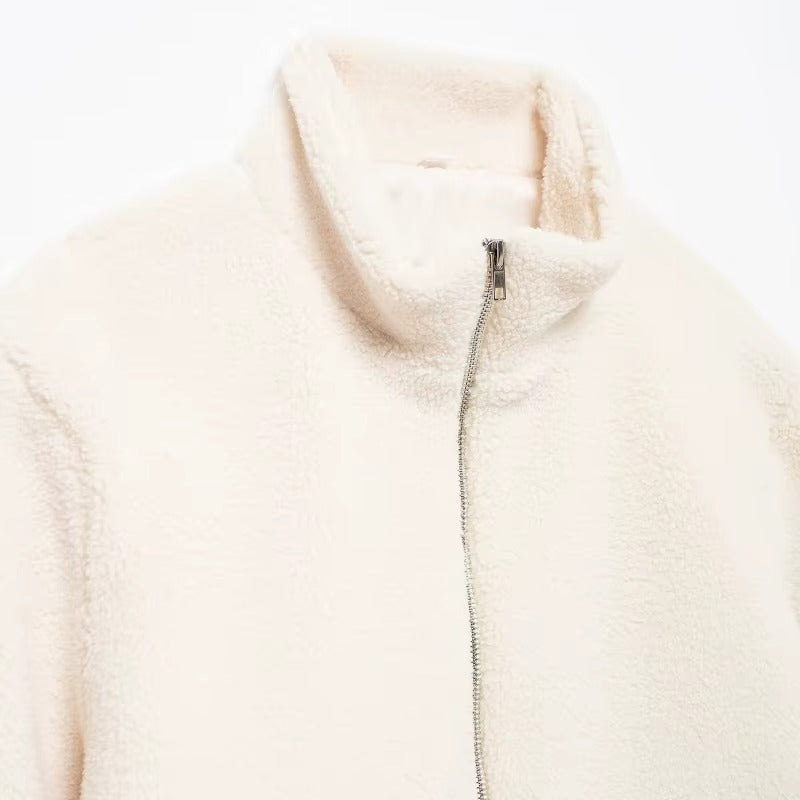 Teddy - Felpa effetto lana di agnello