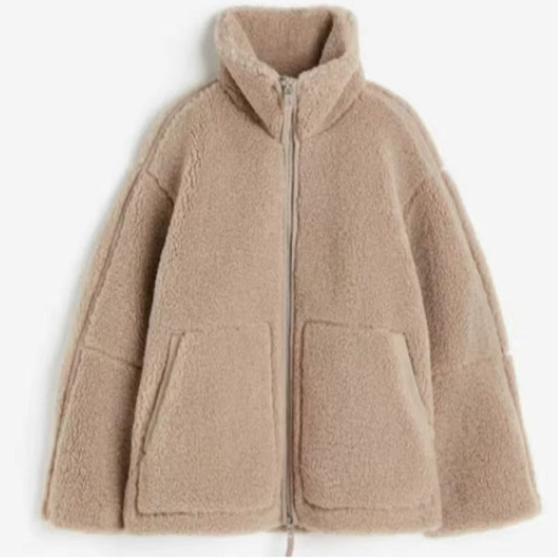 Teddy - Felpa effetto lana di agnello