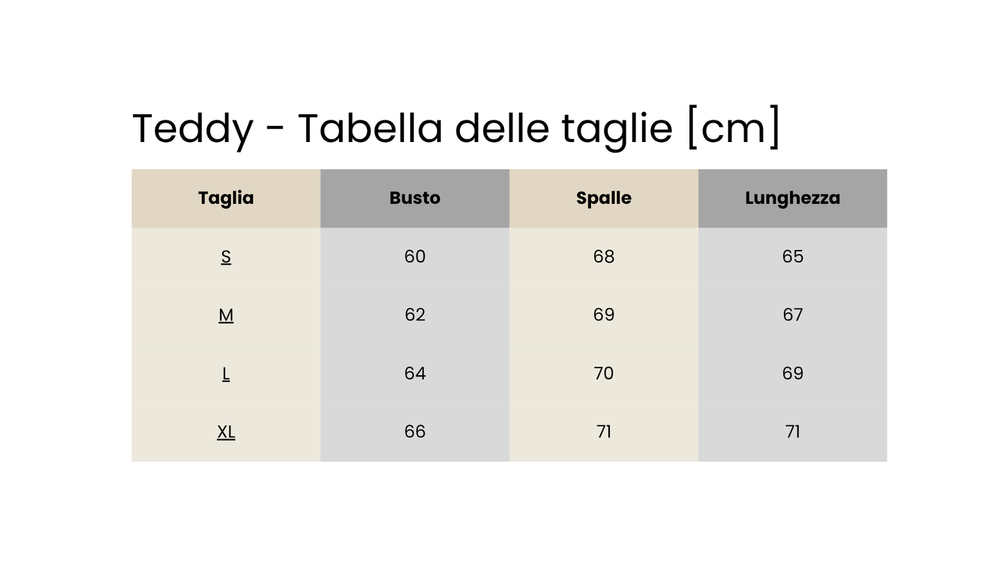 Teddy - Felpa effetto lana di agnello